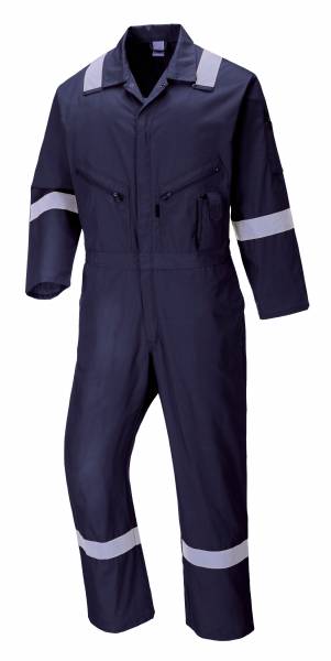 Iona 100% Cotton Coverall with Reflective #2